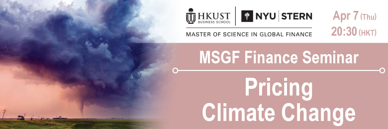 MSGF Finance Seminar 2022 - Pricing Climate Risk