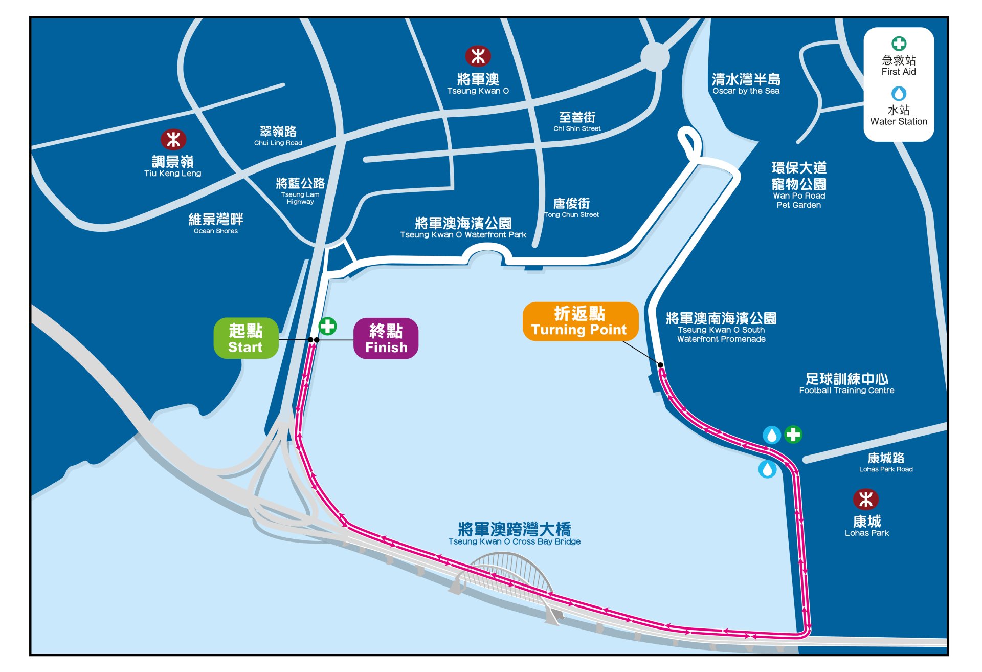 HKUST SBM Physical Run_Route Map